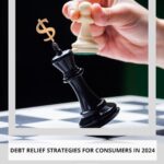 Pawn checkmates king made of money on chessboard. Debt relief strategy.